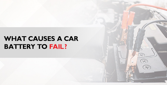 What causes a car battery to fail?