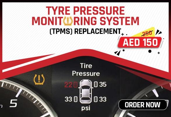 استبدال نظام مراقبة ضغط الإطارات (TPMS) الآن فقط بـ 150 درهم إماراتي