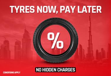 Tyres NOW and Pay LATER - PitStopArabia
