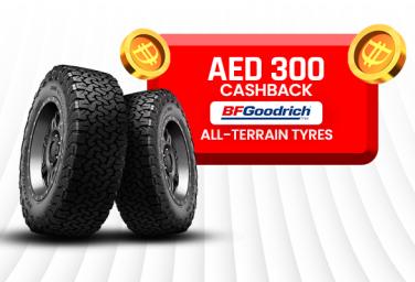 BFGoodrich All-Terrain Tyres – Get AED 300 Cashback