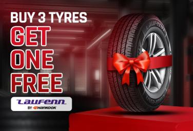 Laufenn Tyres Mega Offer – Buy 3, Get 1 FREE!