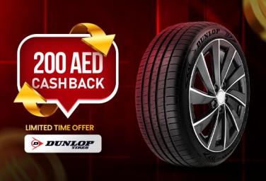 Get AED 200 Instant Cashback on Dunlop Tyres!