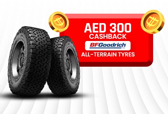 BFGoodrich All-Terrain Tyres – Get AED 300 Cashback