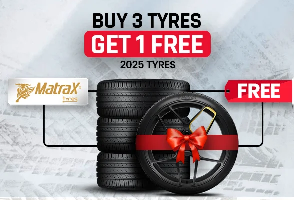  Buy 3 Matrax Tyres, Get the 4th FREE for 2025 Tyres