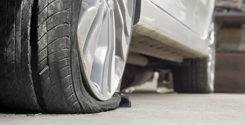 Risk of car tyre blowout