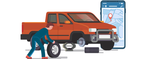 Mobile Tyre fitting